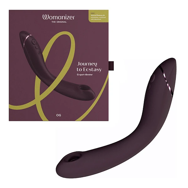 Вакуумный стимулятор точки G «Womanizer OG», фиолетовый
