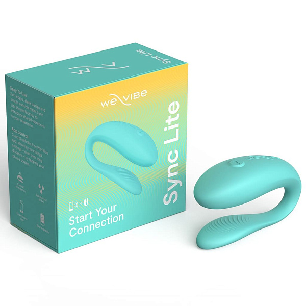 Вибромассажер для пар «We-Vibe Sync Lite», голубой