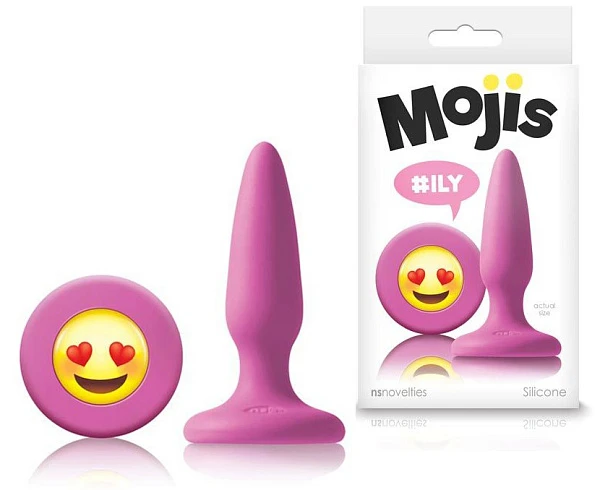 Анальная пробка «Moji's - ILY»
