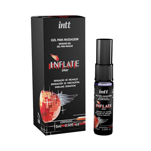 Стимулирующий спрей «Intt Inflate», 15 мл