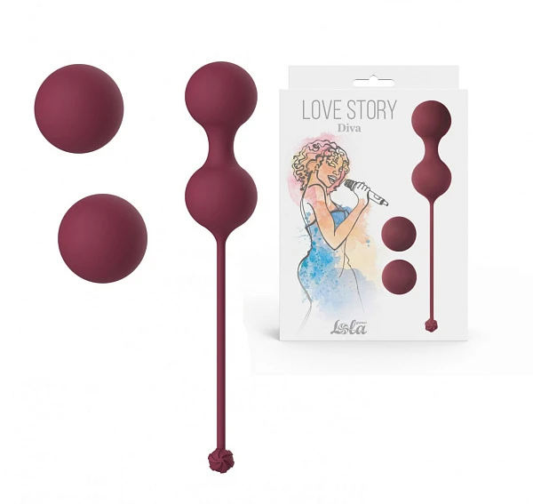Набор вагинальных шариков «Love Story Diva»
