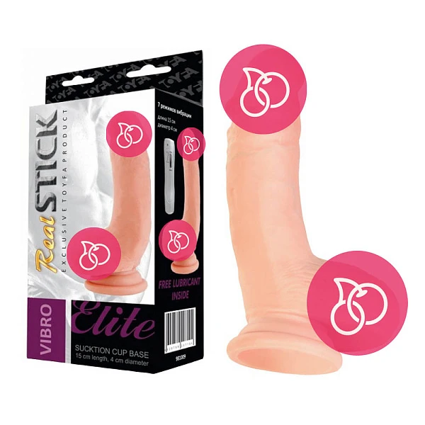 Реалистичный вибратор «RealStick Elite» с пультом