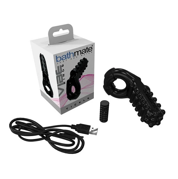Эрекционное кольцо «Bathmate Tickle» с вибрацией