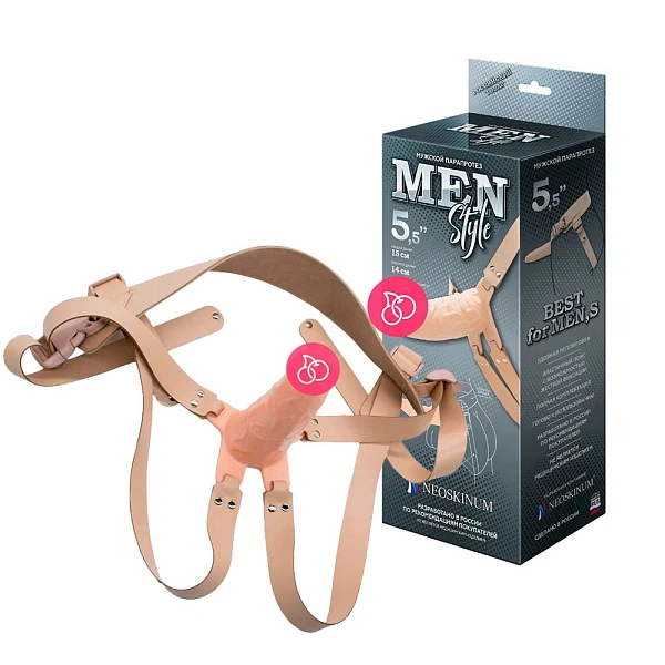 Фаллопротез с бондажом «Men Style 5.5'»