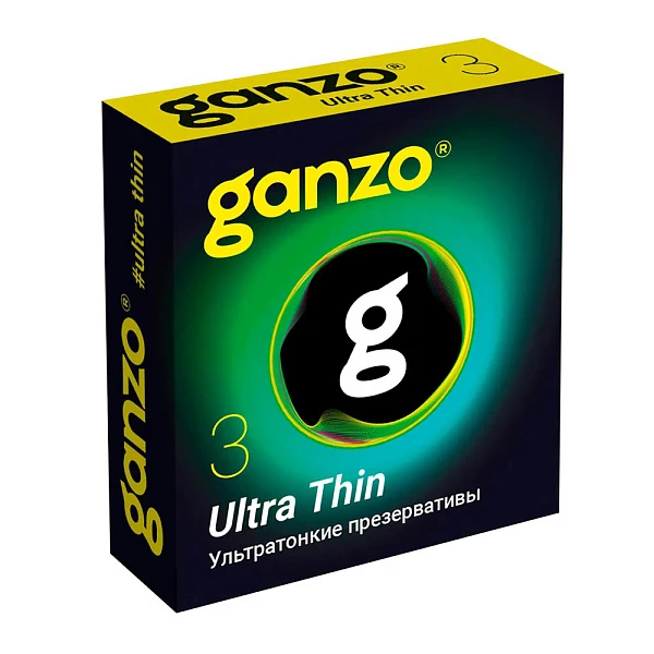 Презервативы ультратонкие «Ganzo Ultra Thin», №3