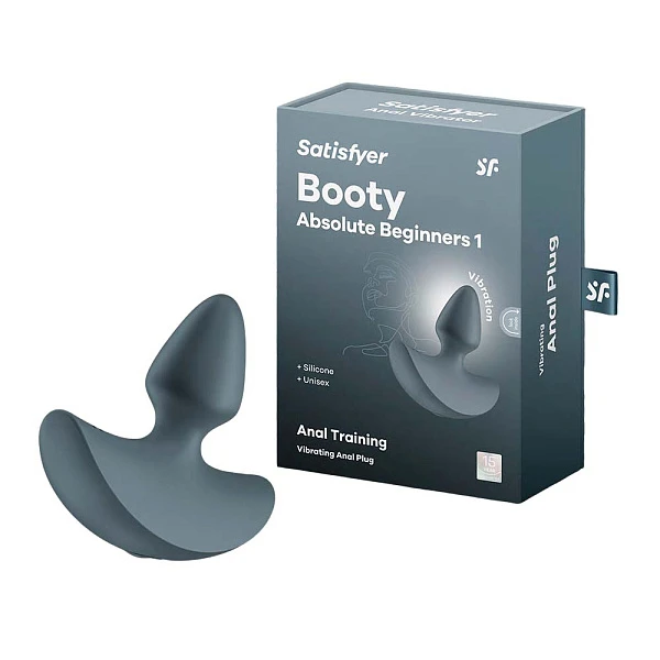 Анальная мини-пробка «Booty Absolute 1» с вибрацией