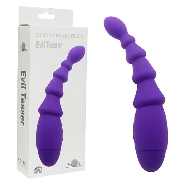 Анальный вибростимулятор «Evil Teaser», фиолетовый