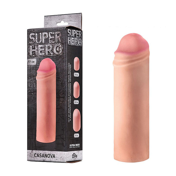 Удлиняющая насадка «Super Hero Casanova»