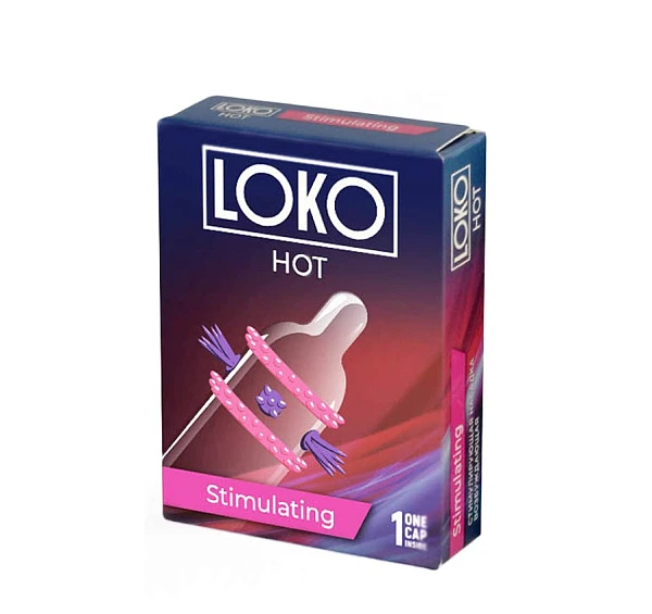 Насадка-презерватив «LOKO HOT»