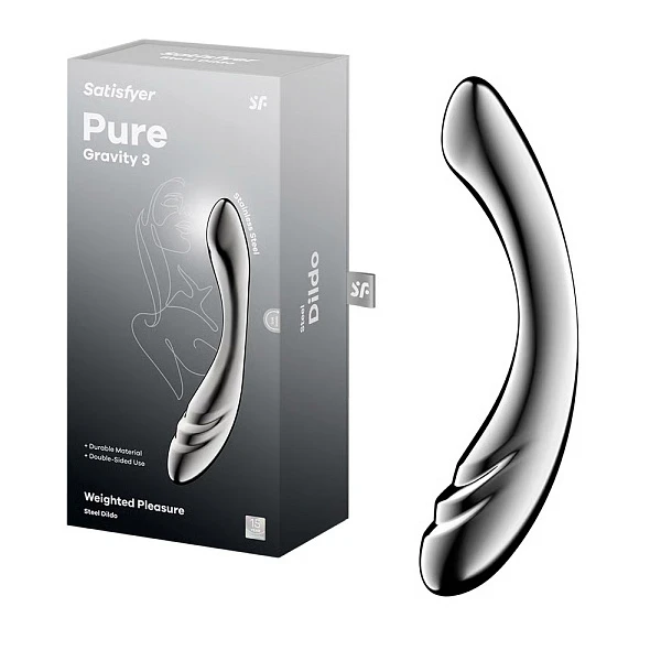Двусторонний стимулятор «Pure Gravity 3» из металла