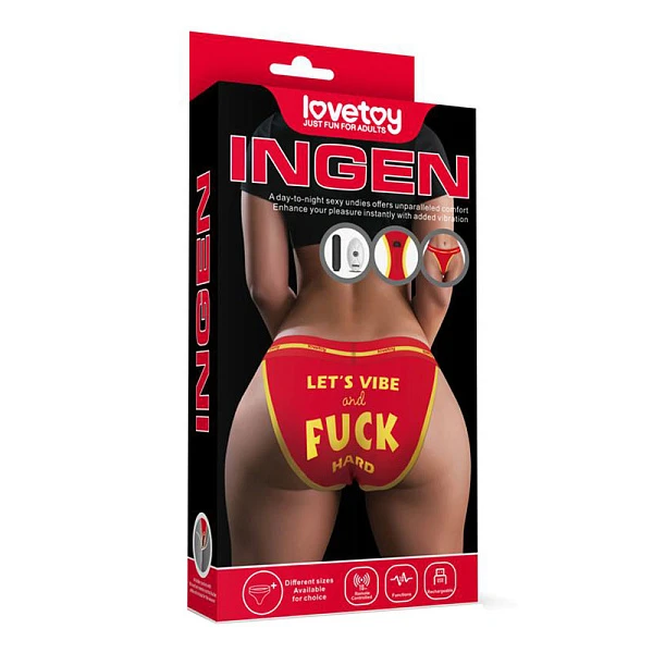 Трусики с вибропулей «INGEN» (M/L)