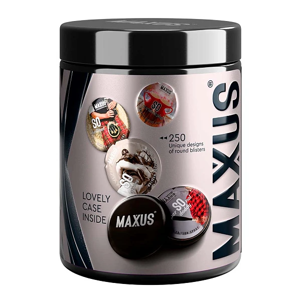 Презервативы черные утолщенные «MAXUS X-Edition Extra Strong» 15 шт.