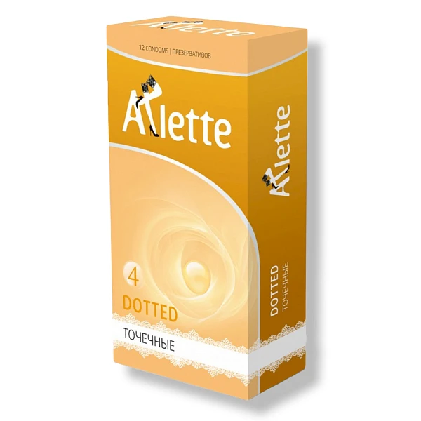 Презервативы «Arlette Dotted» №12, точечные