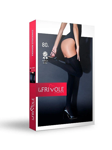 Плотные чулки «Le Frivol» на резинке (Sense) (S/M)