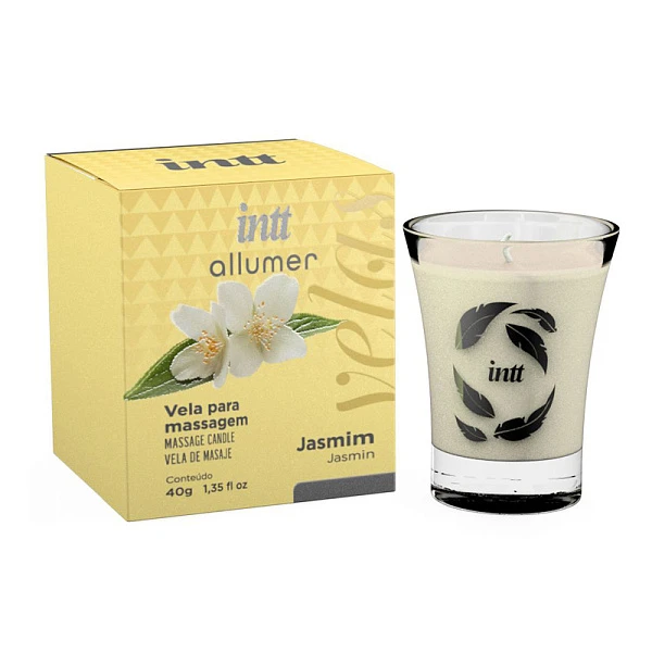 Массажная свеча «Intt Velas» с ароматом жасмина