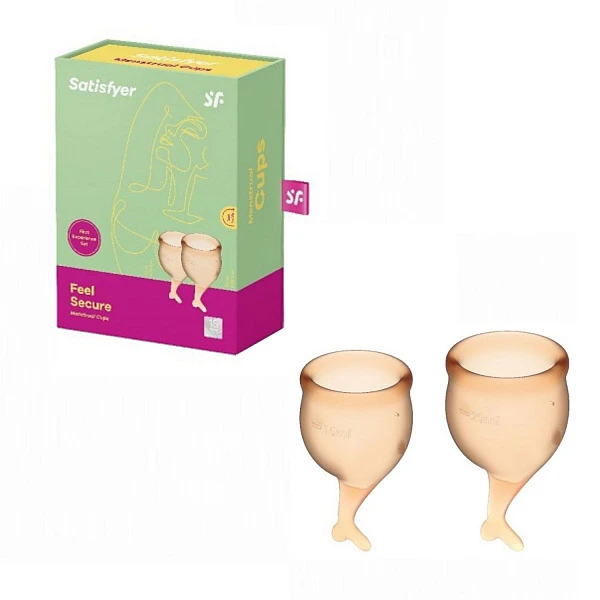 Набор менструальных чаш «Satisfyer Feel secure» (Orange)