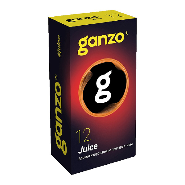Презервативы «Ganzo Juice» ароматизированные, №12