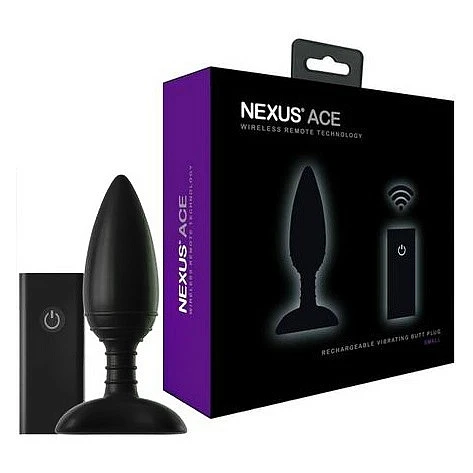 Анальная вибропробка «Nexus ACE» черная, размер S