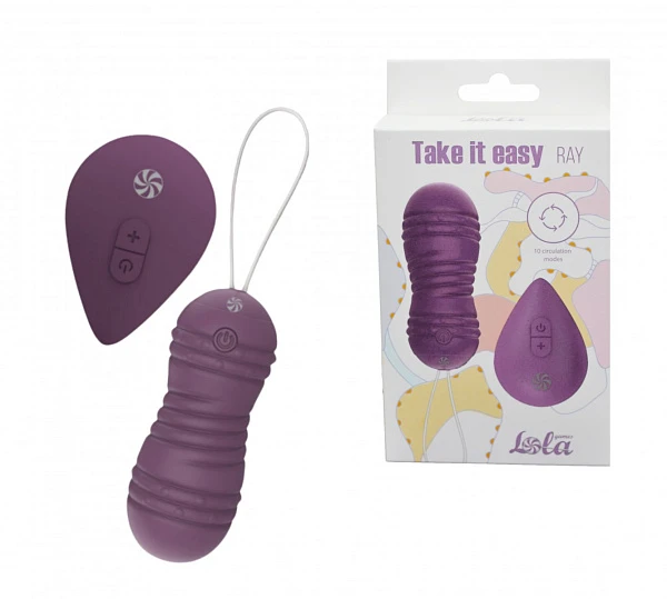 Виброяйцо «Take It Easy Ray Purple» с пультом
