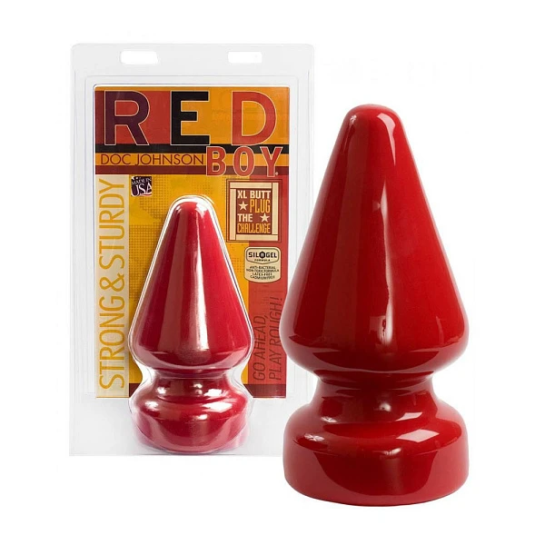 Анальная пробка «Red Boy» для фистинга
