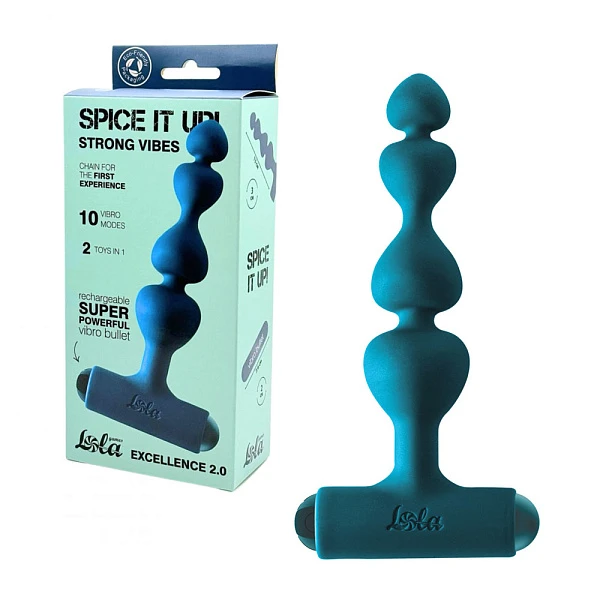 Анальная елочка с вибрацией «Spice it up Excellence 2.0» перезаряжаемая