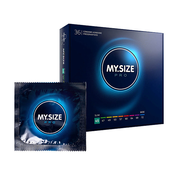 Уменьшенные презервативы «MY.SIZE 45», 1 шт
