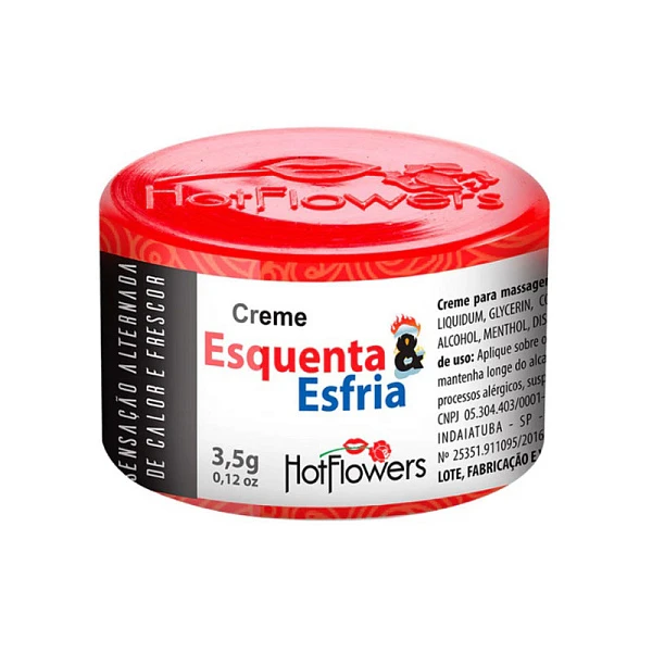 Возбуждающий крем «Esquenta & Esfria» с температурными эффектами, 3,5 г