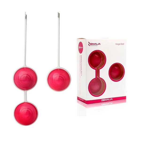 Вагинальные шарики «Z Beads-Ruby» в силиконовых корпусах