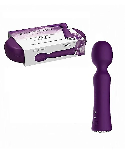 Универсальный массажёр «Wand Pearl», фиолетовый