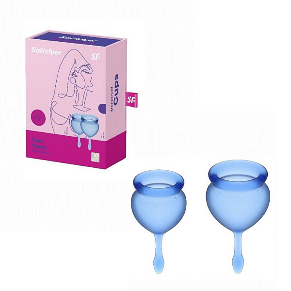 Набор менструальных чаш «Satisfyer Feel good» (dark blue)