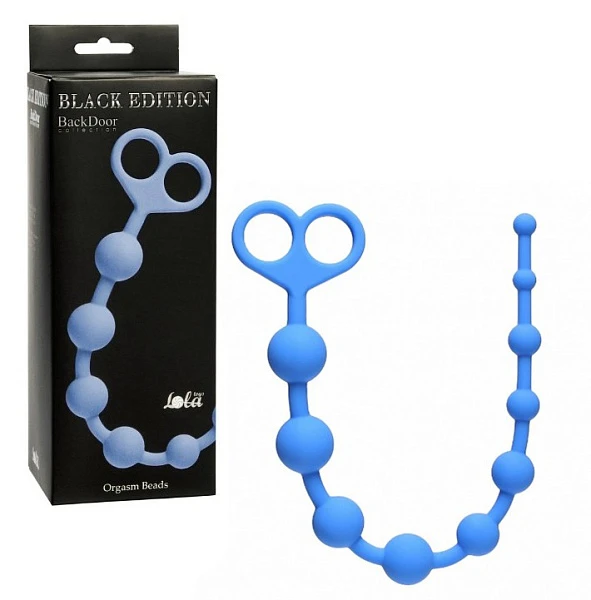 Анальная цепочка «Orgasm Beads Blue»