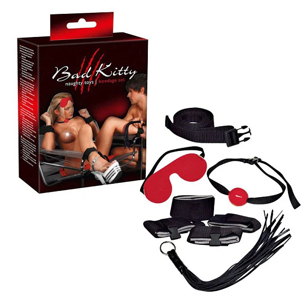 Набор БДСМ-аксессуаров «Bad Kitty Fessel-Set 8-teilig»
