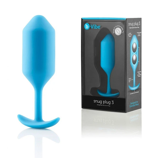 Профессиональная пробка для ношения B-vibe Snug Plug 3