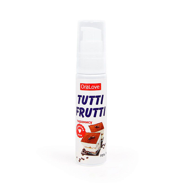 Съедобный лубрикант «Tutti-Frutti» со вкусом тирамису, 30 мл
