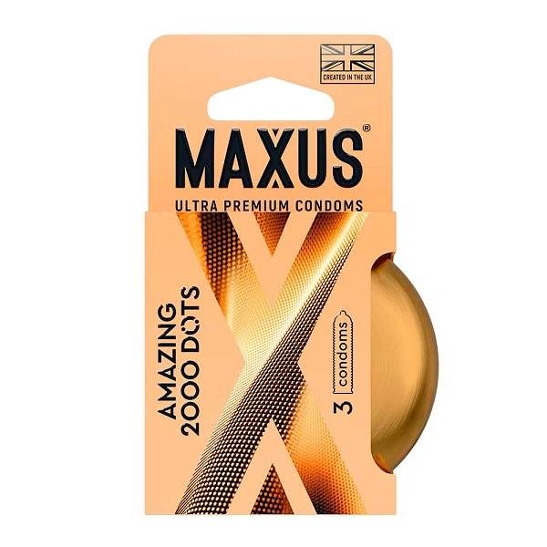 Презервативы точечные «MAXUS X-Edition Amazing» 3 шт.