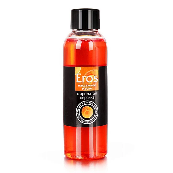 Массажное масло «Eros» c ароматом персика, 75 мл