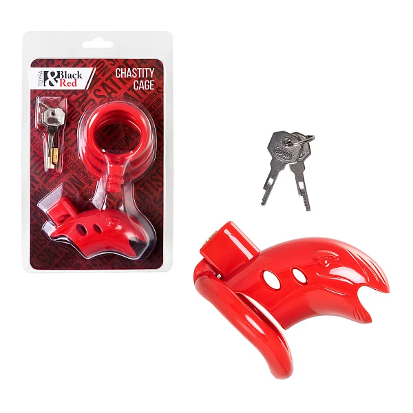 Пояс верности «Black&Red», красный