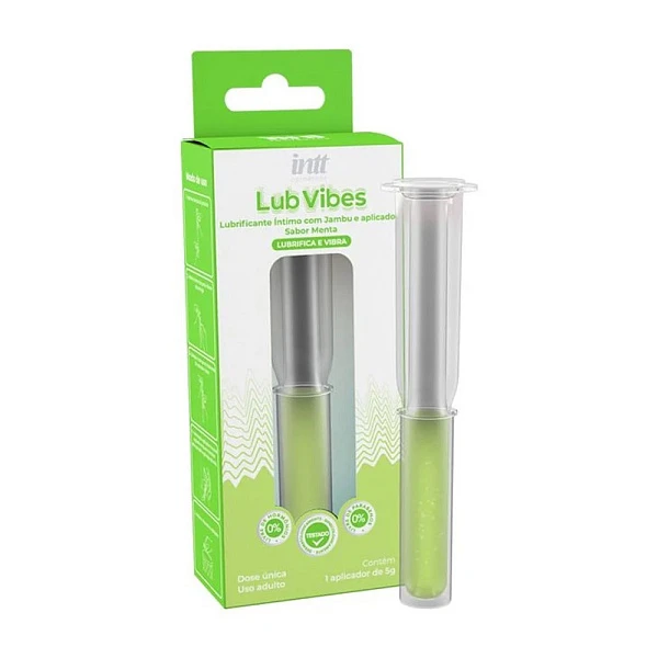 Лубрикант с аппликатором-шприцем «Intt Lub Vibes» и ароматом мяты, 5 мл