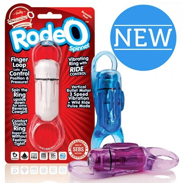 Эрекционное виброкольцо «RodeO Spinner»