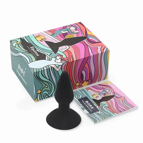 Анальная вибропробка «Equinox» с управлением через смартфон