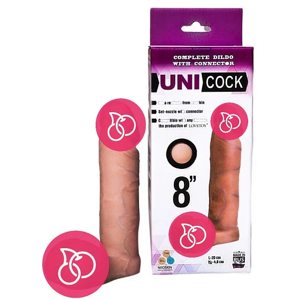 Реалистичная насадка «UniCock 8"»
