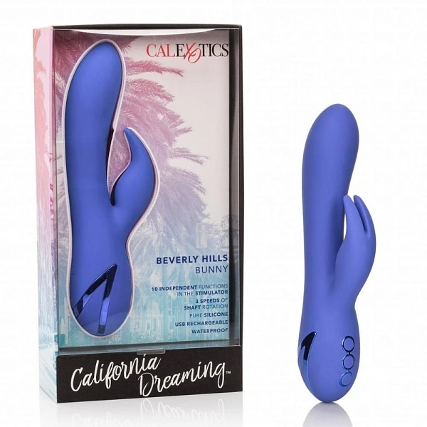 Вибромассажер-кролик «Beverly Hills Bunny» с функцией ротации