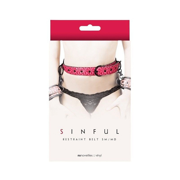 Пояс для фиксации «Restraint Belt», розовый
