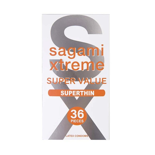 Презервативы ультратонкие «Sagami Xtreme Superthin 0.04» №36