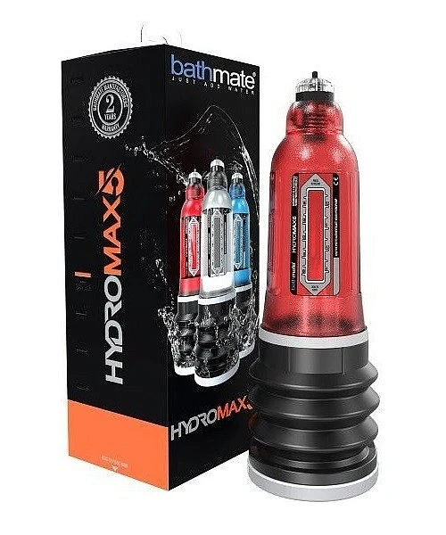 Вакуумная гидропомпа «Bathmate HydroMax 5», красная
