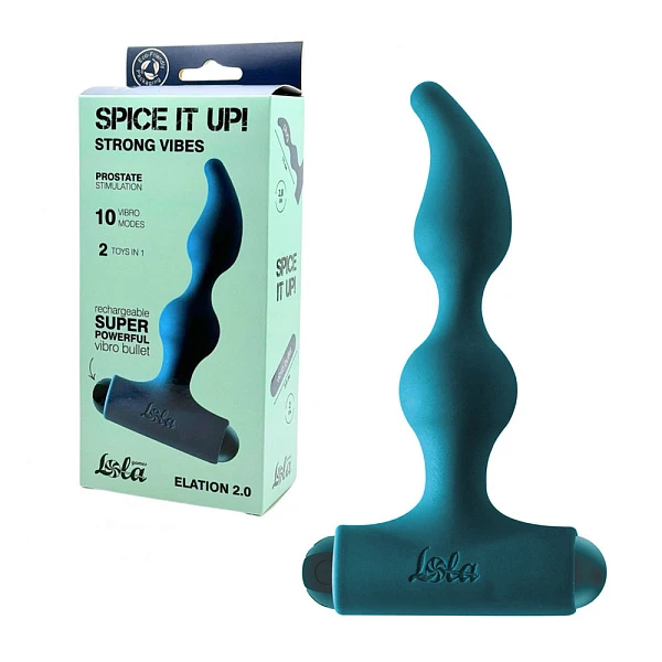 Анальная пробка с вибрацией «Spice it up Elation 2.0» перезаряжаемая