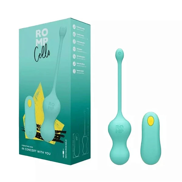 Виброяйцо необычной формы «Romp Cello» с вибрацией