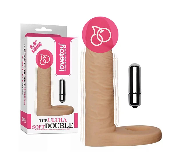 Насадка для двойного проникновения с вибрацией «The Ultra Soft Double»