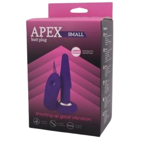 Анальная пробка с вибрацией «Apex Small»