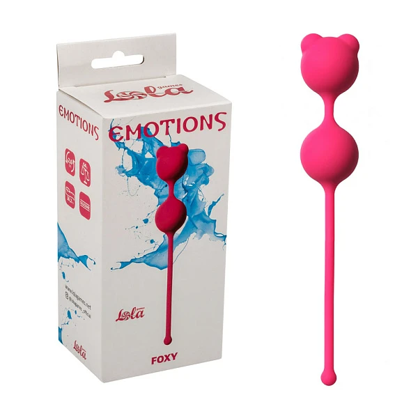 Вагинальные шарики «Emotions Foxy», розовые